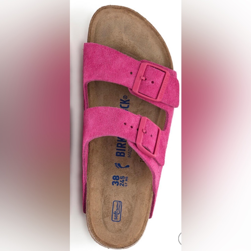 Arizona Soft Footbed Suede Leather Slide